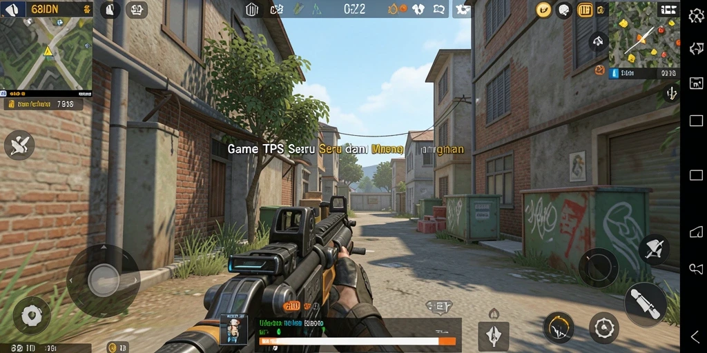 Screenshot gameplay 68IDN menunjukkan aksi seru di medan perang.
