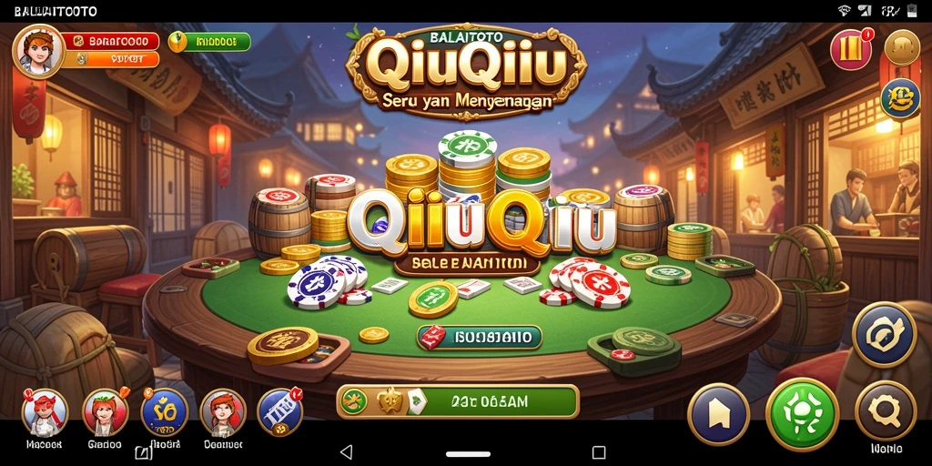 Tampilan gameplay seru di BALAITOTO dengan suasana bermain QiuQiu.