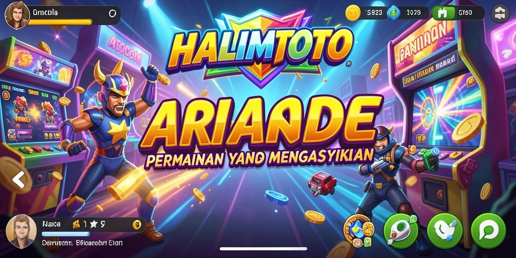 Tampilan utama gameplay HALIMTOTO yang menarik dan penuh warna.