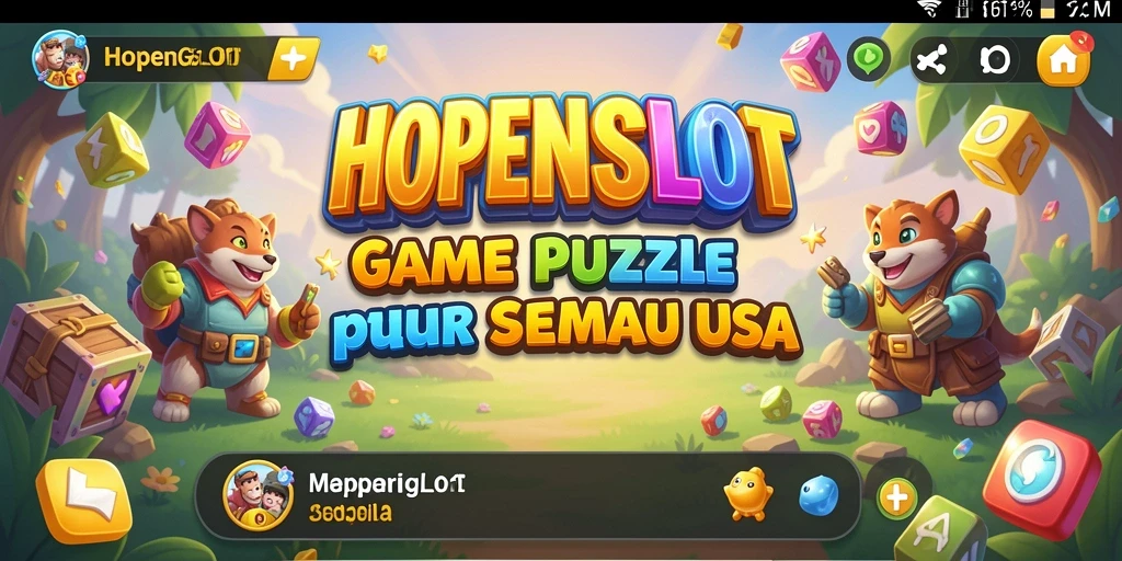 Tampilan gameplay HOPENGSLOT yang seru dan penuh warna.
