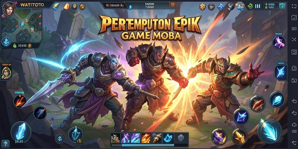 Tampilan gameplay seru dan strategi menarik dalam WATITOTO.